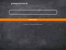 Tablet Screenshot of ginsengrestaurant.de